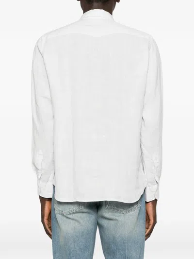 Hartford Linen Shirt In White