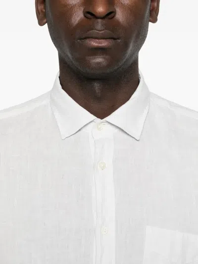 Hartford Linen Shirt In White