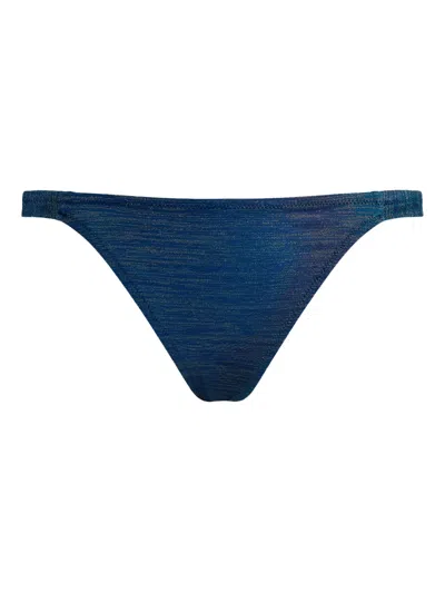 Vilebrequin Tanga Bikini Bottom Rainbow In Blue