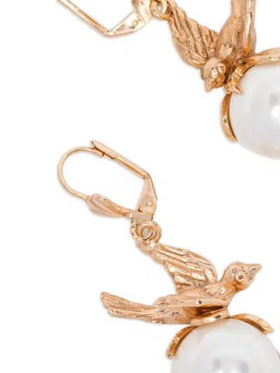 Blaklace Bead Embellishment Earring In Gold