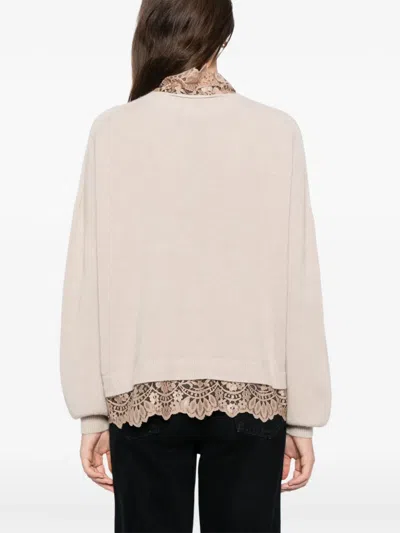 Blaklace Button-up Cardigan In Neutral