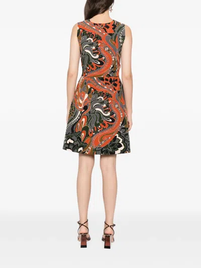 Blaklace Knot Paisley Dress In Multi