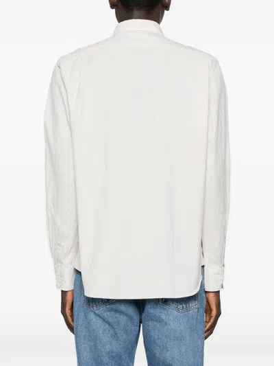 Hartford Striped Shirt In White