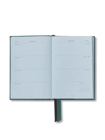 Smythson 2026 Chelsea Weekly Diary (11.2cm X 16.7cm) In Green