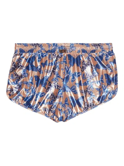 Vilebrequin Graphic-print Drawstring Swim Shorts In Multi
