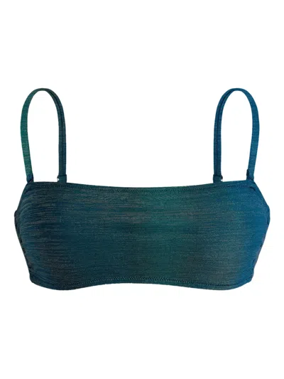Vilebrequin Rainbow Bralette Bikini Top In Green