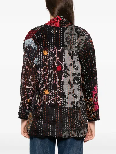 Blaklace Floral Patchwork Jacket In Black