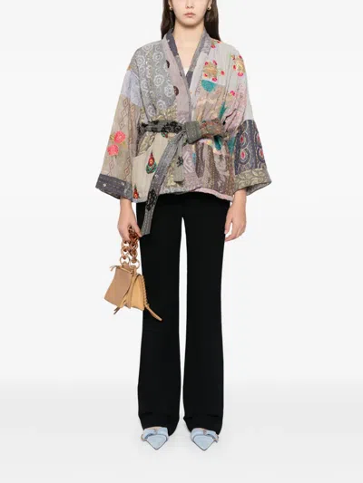 Blaklace Embroidered Jacket In Neutral