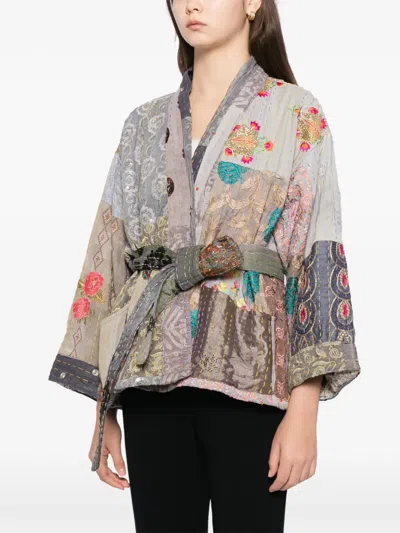 Blaklace Embroidered Jacket In Neutral