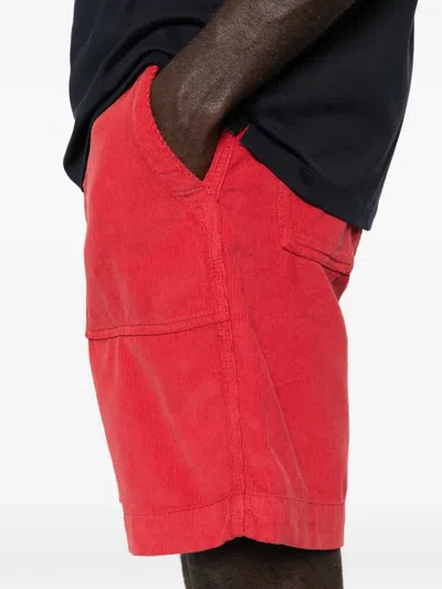 Hartford Buttoned Shorts In Red
