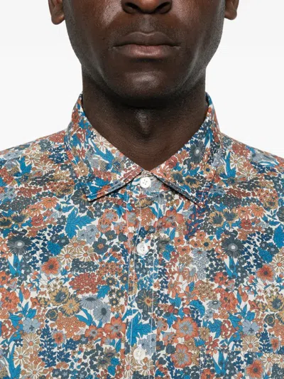 Hartford Floral-print Shirt In Multi