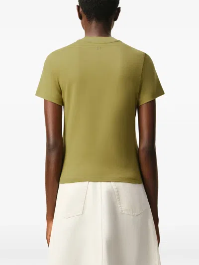 Ami Alexandre Mattiussi Cotton T-shirt In Green