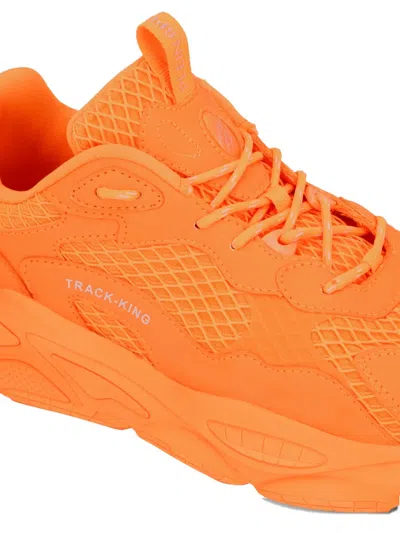 Plein Sport Track-king Sneakers In Orange