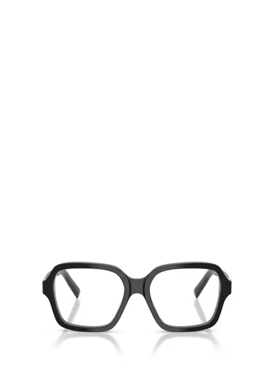 Miu Miu Eyewear Square Frame Glasses In Black