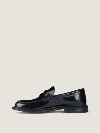 Givenchy Gent Loafers In Brushed Leather In Black