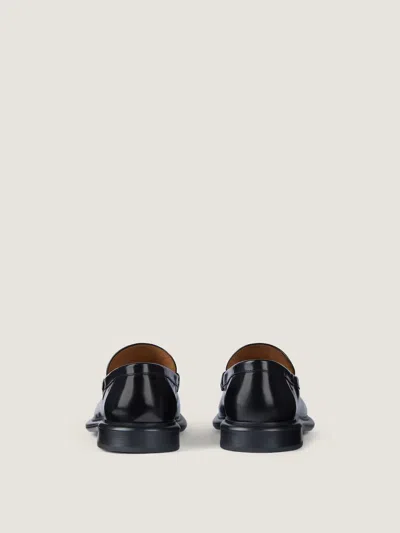 Givenchy Gent Loafers In Brushed Leather In Black
