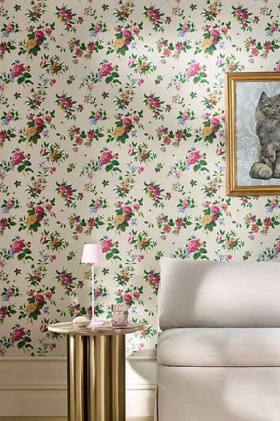 Anthropologie Camille Floral Wallpaper