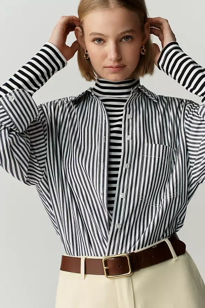 Maeve The Shrunken Bennet Buttondown Shirt By  In Multi