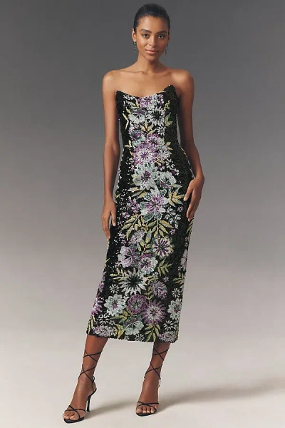 Helsi Alessandra Strapless Maxi Dress In Multi