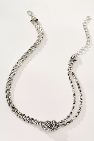 8 Other Reasons Knot Chain Necklace In Metallic