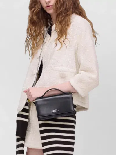 Marc Jacobs Mini Crossbody Bag Chain Strap Mirror Handle In Black