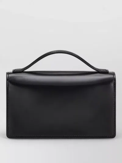 Marc Jacobs Mini Crossbody Bag Chain Strap Mirror Handle In Black