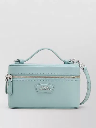 Marc Jacobs Vanity Leather Crossbody Bag Top Handle In Blue