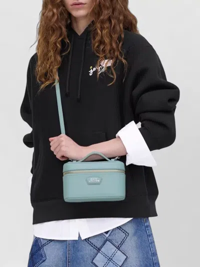 Marc Jacobs Vanity Leather Crossbody Bag Top Handle In Blue