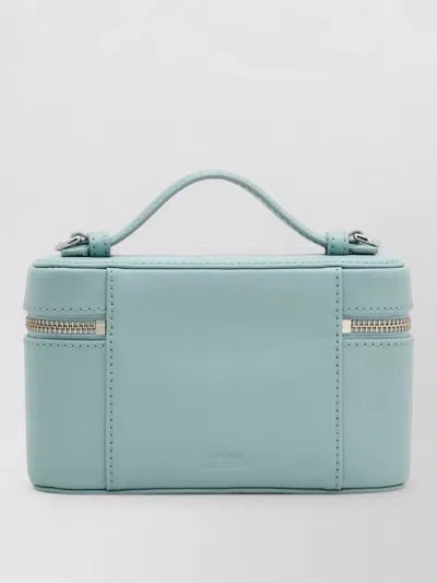 Marc Jacobs Vanity Leather Crossbody Bag Top Handle In Blue