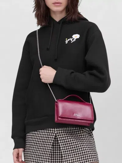 Marc Jacobs Mirror Mini Bag Chain Strap Flowers Handle In Red