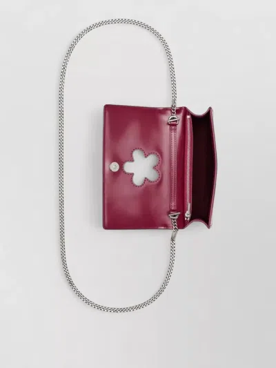 Marc Jacobs Mirror Mini Bag Chain Strap Flowers Handle In Red