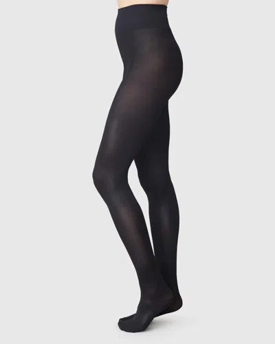 Swedish Stockings Sanna Glossy Tights In Black