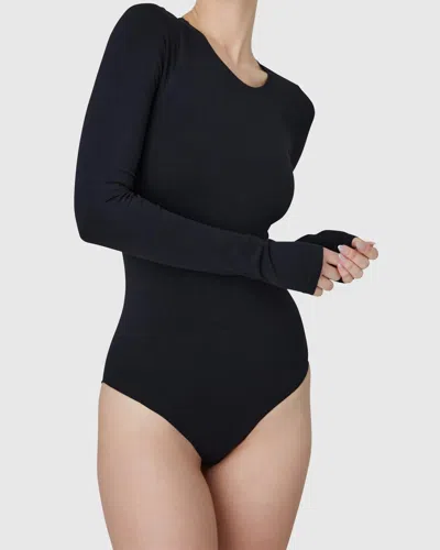 Swedish Stockings Long-sleeve Cotton Body In Black