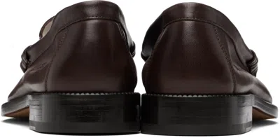 Common Projects Brown Soft Loafers In Brown