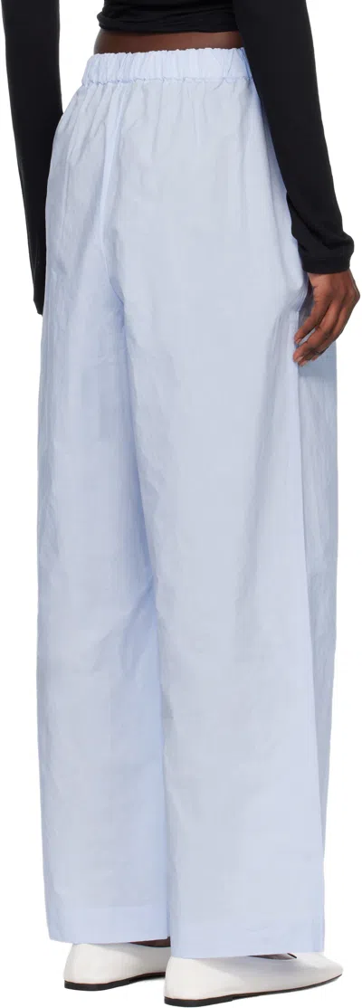 Baserange Blue Claude Lounge Pants In Black