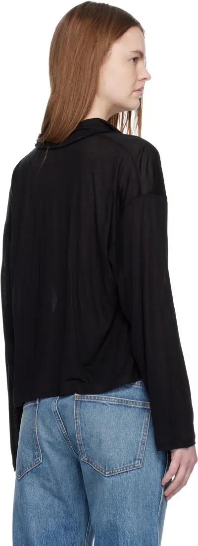 Baserange Black Seal Polo In Black