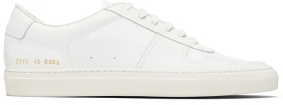 Common Projects Bball Summer Edition Leather Sneakers In White