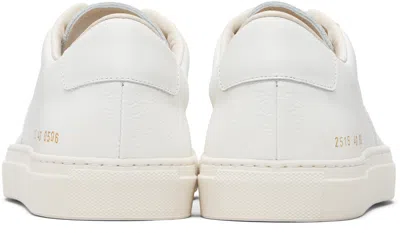 Common Projects Bball Summer Edition Leather Sneakers In White