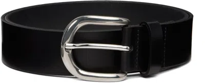 Isabel Marant Zaph Leather Belt In Black
