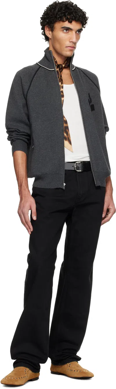 Isabel Marant Zaph Leather Belt In Black