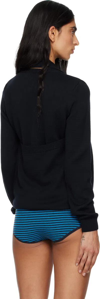 Paloma Wool Long-sleeved Knitwear In Black