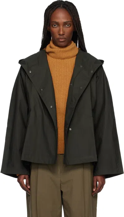 Baserange Khaki Cave Windbreaker Jacket In Gray