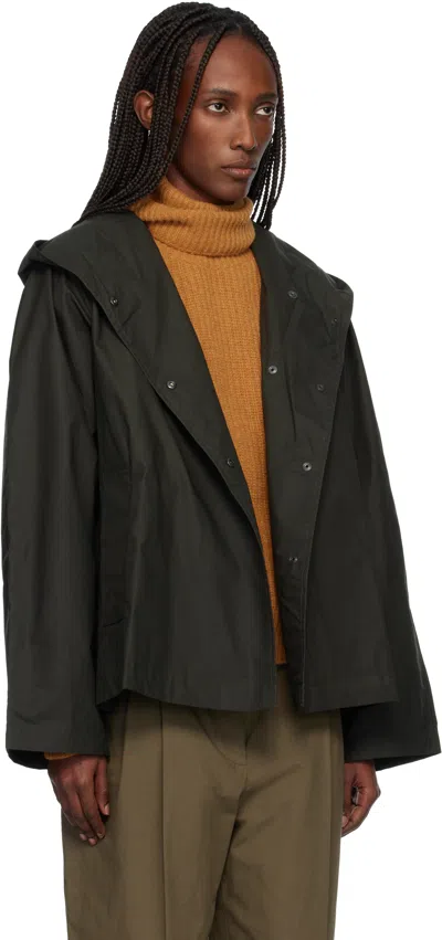 Baserange Khaki Cave Windbreaker Jacket In Gray