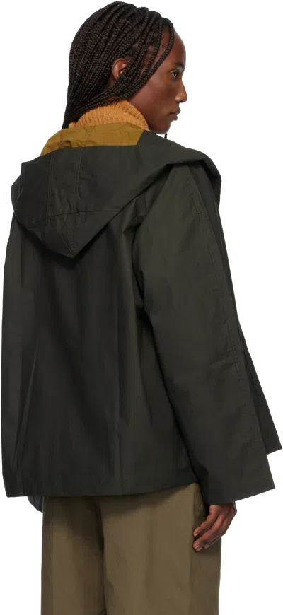 Baserange Khaki Cave Windbreaker Jacket In Gray