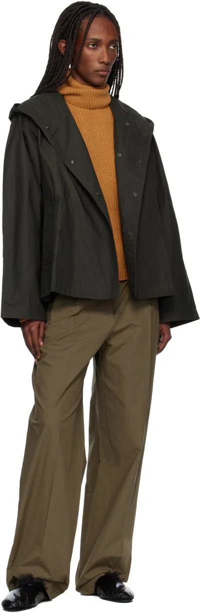 Baserange Khaki Cave Windbreaker Jacket In Gray