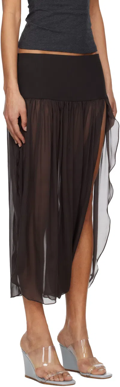 Paloma Wool Brown Mila Shorts In Blue