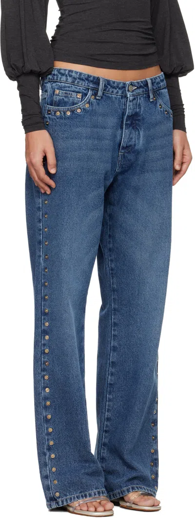 Paloma Wool Blue Crowd Jeans In Blue
