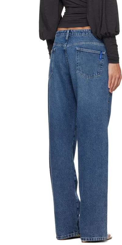 Paloma Wool Blue Crowd Jeans In Blue