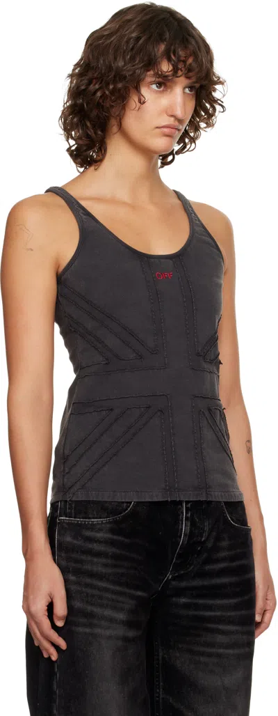 Off-white Gray Uk Tank Top In Gray