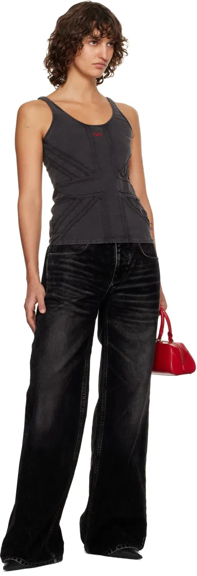 Off-white Gray Uk Tank Top In Gray